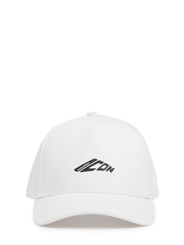 Cappello Icon In Cotone Con Logo - DSQUARED2 - Modalova