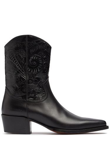 Texan Leather Boots - DSQUARED2 - Modalova