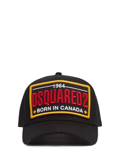 Cotton Logo Baseball Hat - DSQUARED2 - Modalova