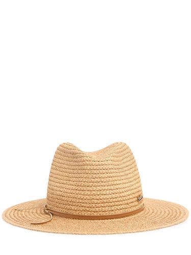 Cappello Fedora Margot In Paglia Semi-crochet - BORSALINO - Modalova