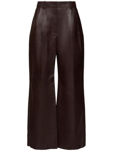 Illustration Leather Wide Pants - ZIMMERMANN - Modalova