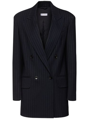 Albany Pinstripe Wool Blend Blazer - MAX MARA - Modalova