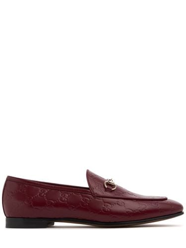 Mm Gucci Jordaan Leather Loafers - GUCCI - Modalova