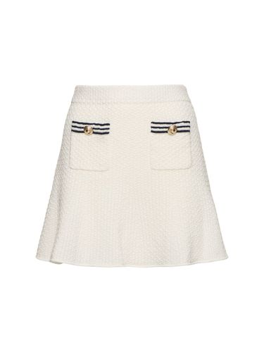 Textured Knit Mini Skirt - SELF-PORTRAIT - Modalova