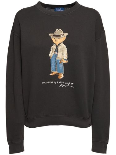 Bear Brushed Crewneck Sweatshirt - POLO RALPH LAUREN - Modalova