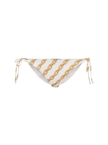 Foulard Print Bikini Bottoms - VERSACE - Modalova