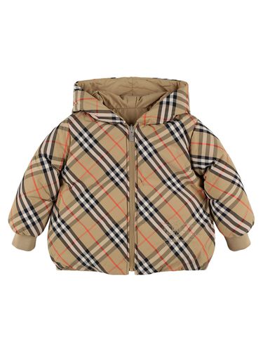 Chaqueta Acolchada De Nylon - BURBERRY - Modalova