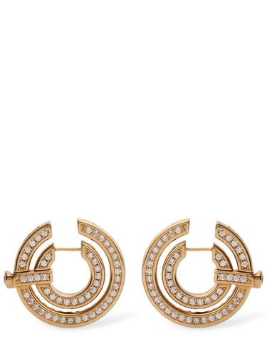 Halo Pavé Hoop Earrings - ZIMMERMANN - Modalova