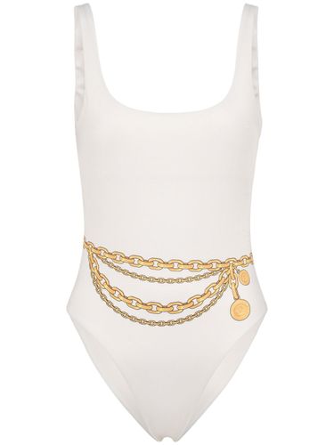 Foulard Print One Piece Swimsuit - VERSACE - Modalova