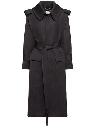 Wool Trench Coat - VICTORIA BECKHAM - Modalova