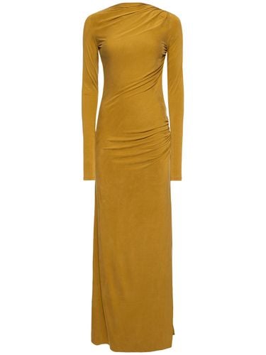 Sophie Suede-touch Jersey Long Dress - THE ANDAMANE - Modalova