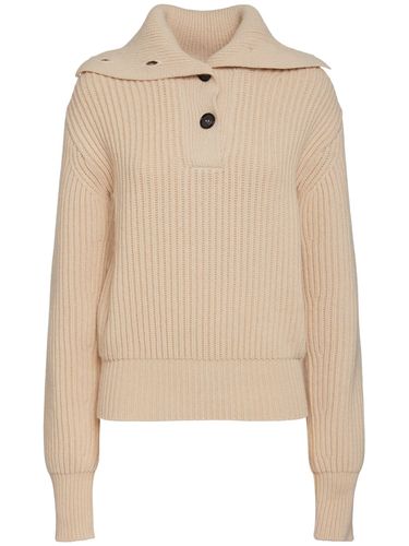 Wool & Cashmere Knit Sweater - ALEXANDER MCQUEEN - Modalova