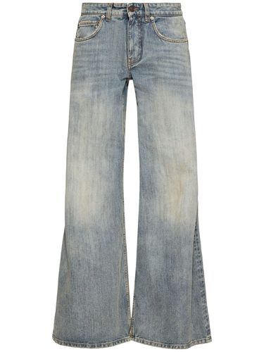 Stained Low Waist Baggy Jeans - BALENCIAGA - Modalova