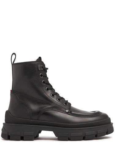 Cm Hevea Leather Ankle Boots - MONCLER - Modalova