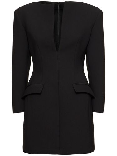 Tilde Structured Crepe Mini Blazer Dress - THE ANDAMANE - Modalova