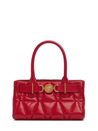 Small Medusa 95 Leather Top Handle Bag - VERSACE - Modalova