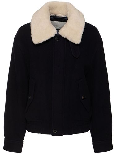 Wool Blend Jacket W/ Detachable Fur - DUNST - Modalova