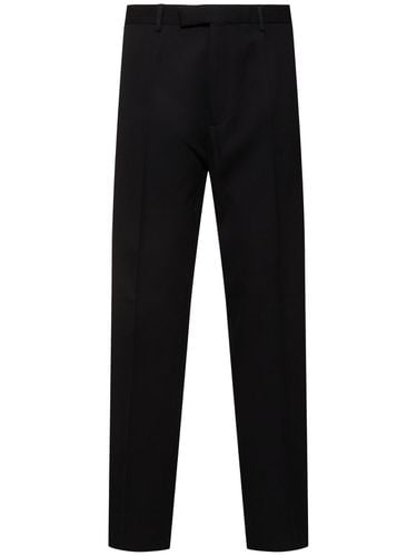 Pleated Cotton & Wool Pants - ZEGNA - Modalova