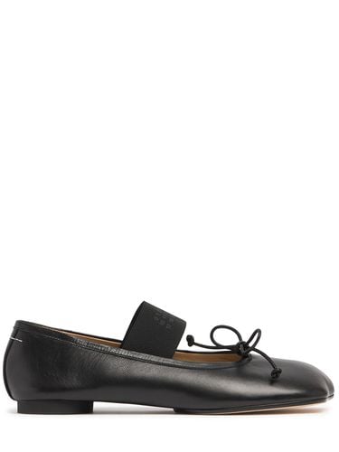 Mm Hohe Ballerinas Aus Leder - MM6 MAISON MARGIELA - Modalova