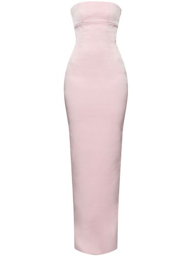 Zoey Strapless Satin Long Dress - MÔNOT - Modalova