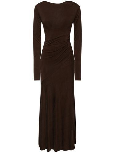 Saba Suede-touch Jersey Midi Dress - THE ANDAMANE - Modalova