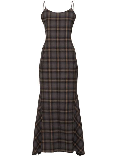 Naiad Plaid Cotton Long Dress - OUR LEGACY - Modalova