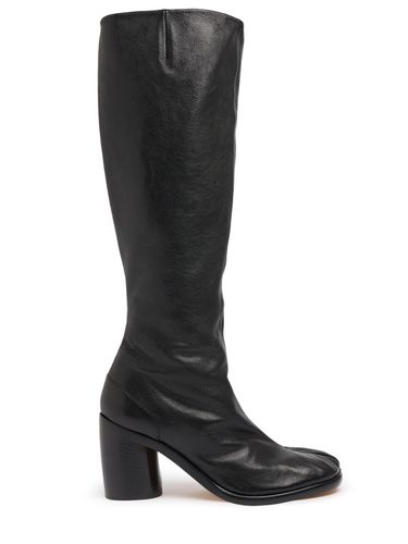 Mm Tabi Vintage Leather Tall Boots - MAISON MARGIELA - Modalova