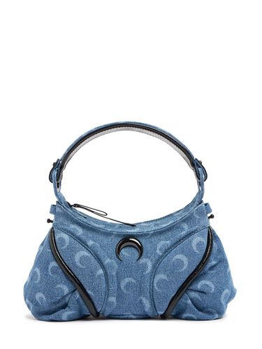 Moon Laser Futura Denim Mini Bag - MARINE SERRE - Modalova