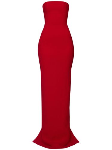 Zoey Strapless Crepe Long Dress - MÔNOT - Modalova