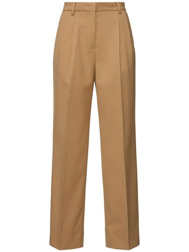 Semi-wide Wool Blend Pants - DUNST - Modalova