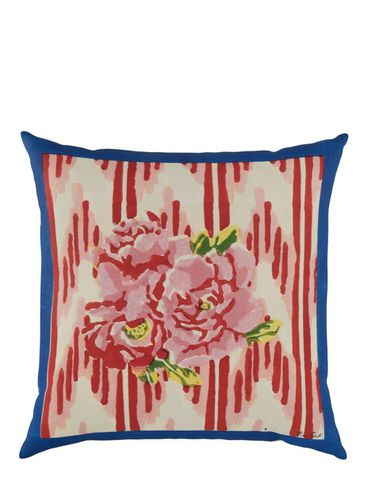 Cuscino Nina Rose Blue - LISA CORTI - Modalova