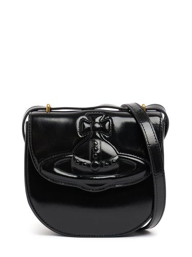 Jodie Shiny Leather Saddle Bag - VIVIENNE WESTWOOD - Modalova