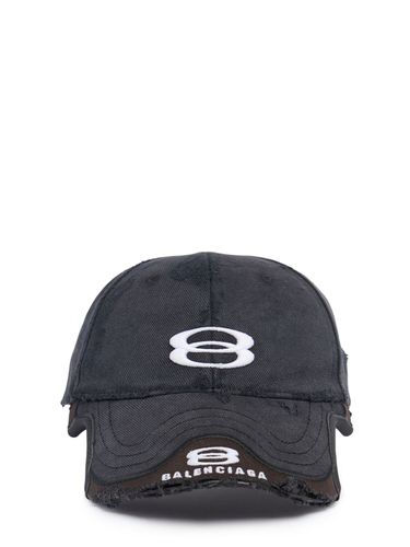 Double Unity Cotton Baseball Cap - BALENCIAGA - Modalova