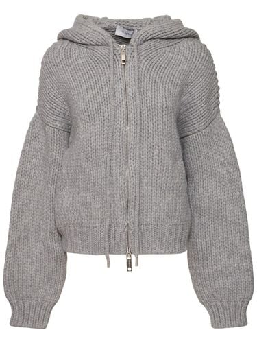 Epica Chunky Knit Zip Cardigan W/ Hood - SPORTMAX - Modalova