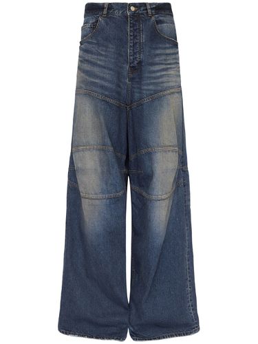 Cotton Denim Baggy Jeans - BALENCIAGA - Modalova