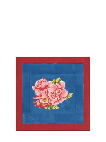 Nina Rose Blue Set Of 4 Napkins - LISA CORTI - Modalova