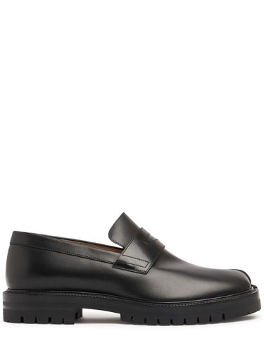 Mm Tabi Leather Loafers - MAISON MARGIELA - Modalova