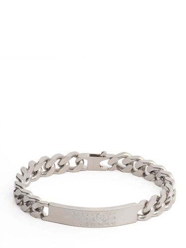 Brazalete De Cadena Con Logo - MM6 MAISON MARGIELA - Modalova