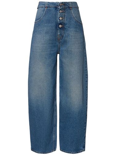 Rihanna High Rise Cotton Denim Jeans - MM6 MAISON MARGIELA - Modalova