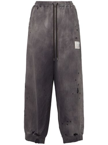 Sun Distressed Cotton Pants - MIHARA YASUHIRO - Modalova