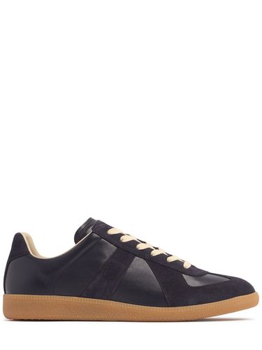 Replica Leather & Suede Sneakers - MAISON MARGIELA - Modalova