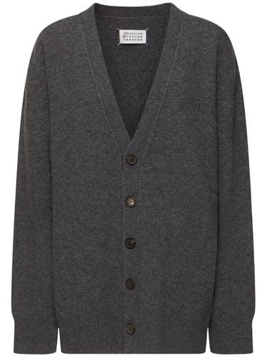 Washed Wool Cardigan - MAISON MARGIELA - Modalova