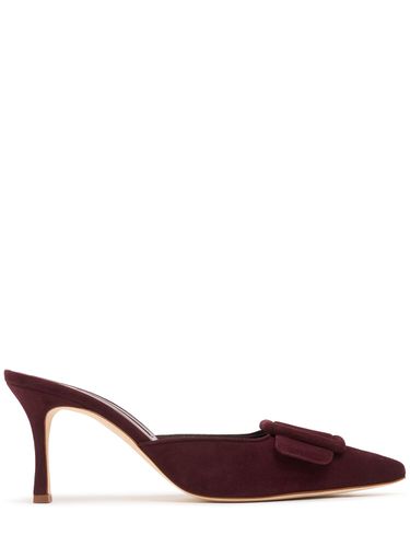 Mm Maysale Suede Mules - MANOLO BLAHNIK - Modalova