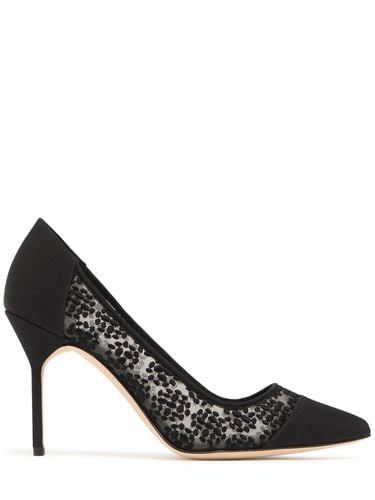 Mm Capcour Lace Pumps - MANOLO BLAHNIK - Modalova