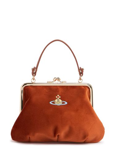 Granny Frame Velvet Top Handle Bag - VIVIENNE WESTWOOD - Modalova