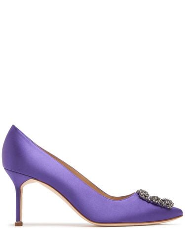 Mm Hangisi Satin Pumps - MANOLO BLAHNIK - Modalova