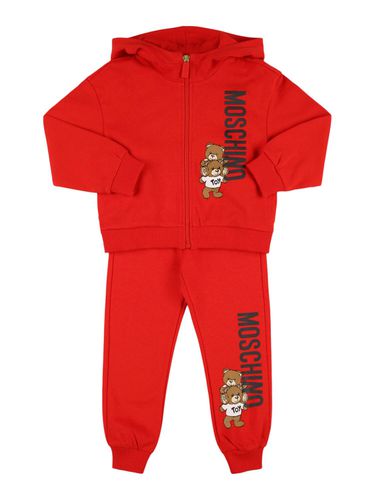 Sudadera Y Pantalones De Algodón - MOSCHINO - Modalova