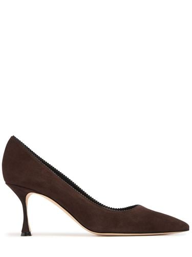 Mm Osmaclo Suede Pumps - MANOLO BLAHNIK - Modalova