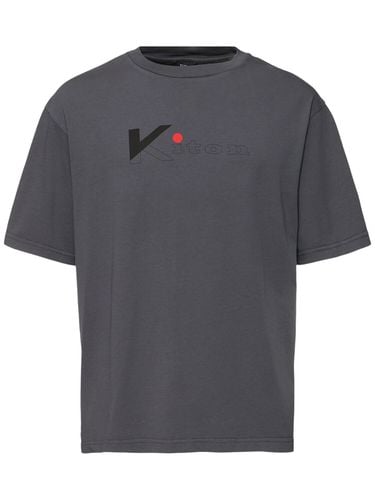 Cotton Jersey Logo T-shirt - KITON - Modalova