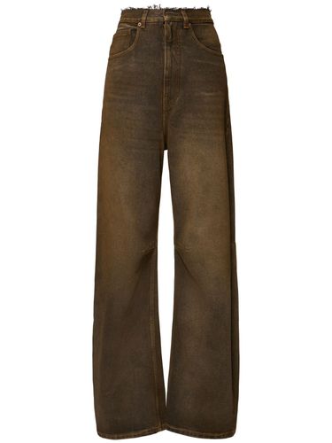 Washed High Rise Boyfriend Jeans - MM6 MAISON MARGIELA - Modalova